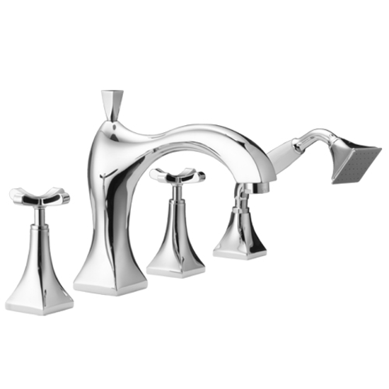 CHIC7CENTO Gruppo bordo vasca quattro fori - Bagno Italiano
