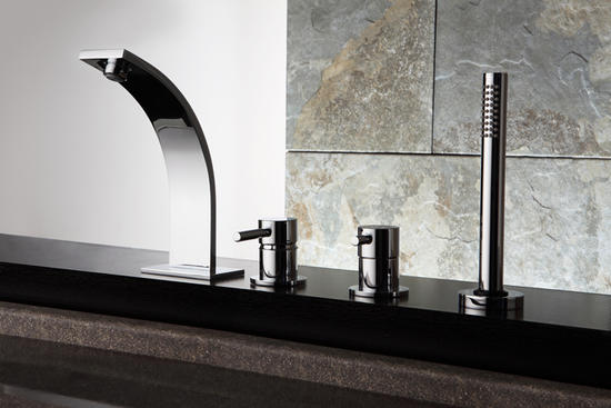 THOR Monocomando bordo vasca quattro fori - Bagno Italiano