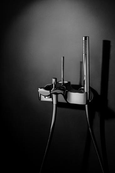 CHET Monocomando vasca con doccia e flessibile doppia aggraffatura - Bagno Italiano