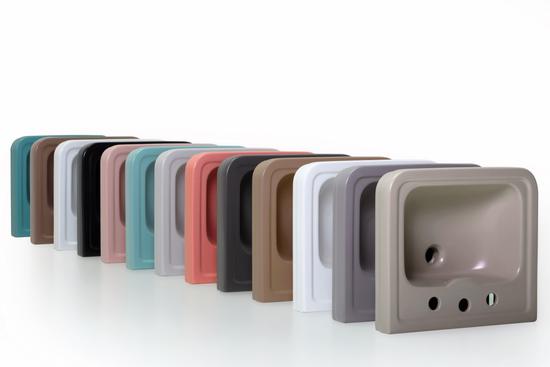 ALBANO lavabo 50 cm + colonna - Bagno Italiano