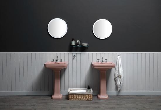 ALBANO lavabo 50 cm + colonna - Bagno Italiano