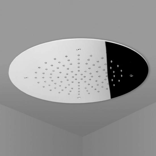 Soffione ad incasso tondo in acciaio inox - Bagno Italiano