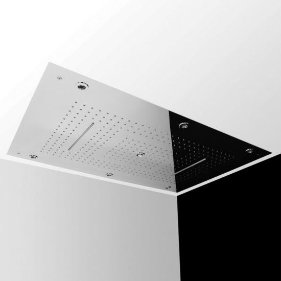 Soffione ad incasso in acciaio inox - Bagno Italiano