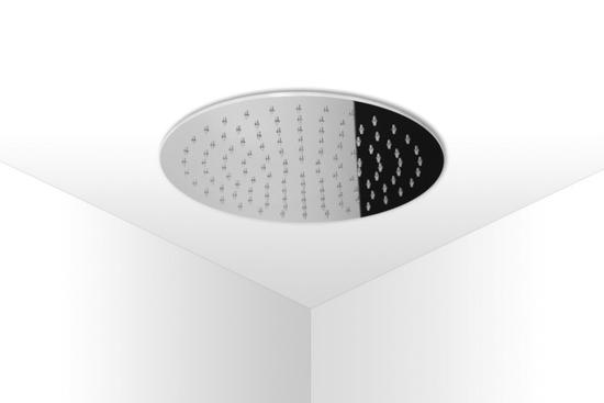 NEPAL Soffione tondo saldato getto a pioggia in acciaio inox - Bagno Italiano