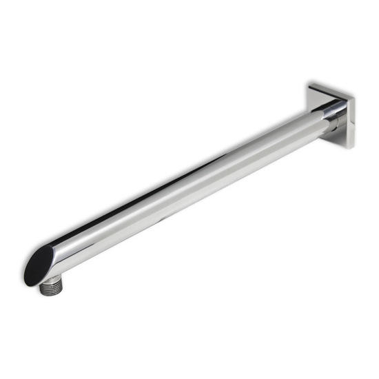 BRACCIO TONDO 155 Braccio tondo a muro 400x25 in acciaio inox - Bagno Italiano