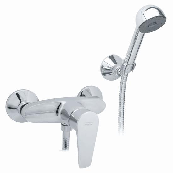 LINE monocomando doccia esterno frontale con duplex - Bagno Italiano