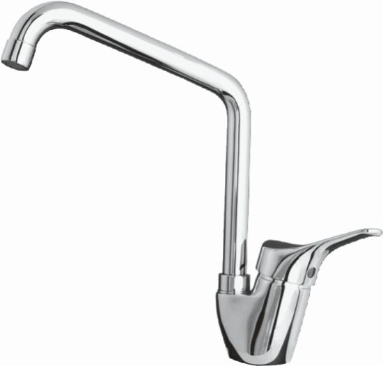 TREND monocomando lavello leva laterale canna "L" - Bagno Italiano