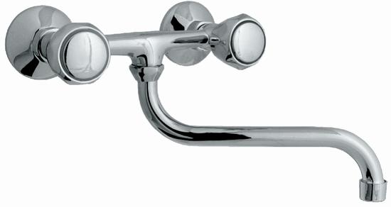 ECO2 gruppo lavello canna "S" cm.18 - Bagno Italiano