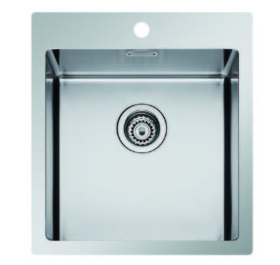 MAKI MIX-R SR3900 lavello in acciaio inox a una vasca - Bagno Italiano
