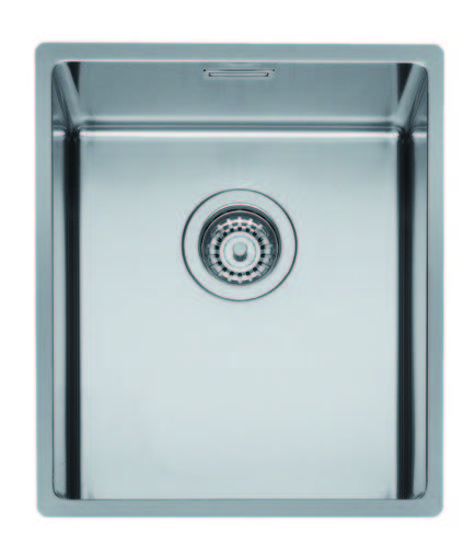 MAKI R MR3800 lavello in acciaio inox a una vasca - Bagno Italiano