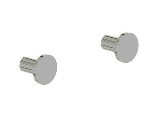 Coppia di appendini in acciaio inox - Bagno Italiano