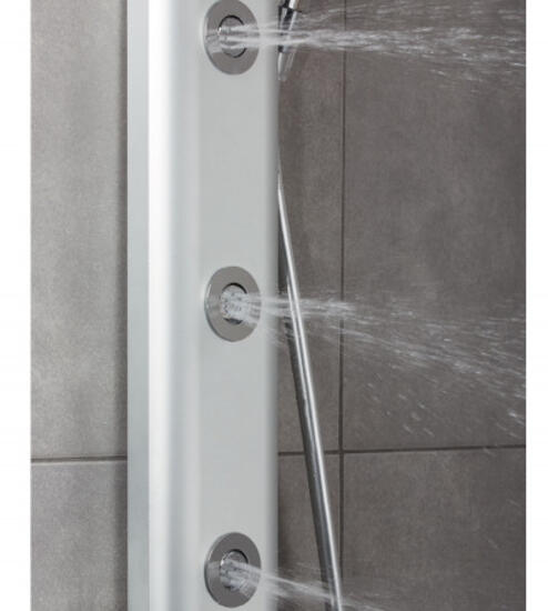 LUNA 3 PLUS  colonna doccia  in alluminio anodizzato e abs - Bagno Italiano