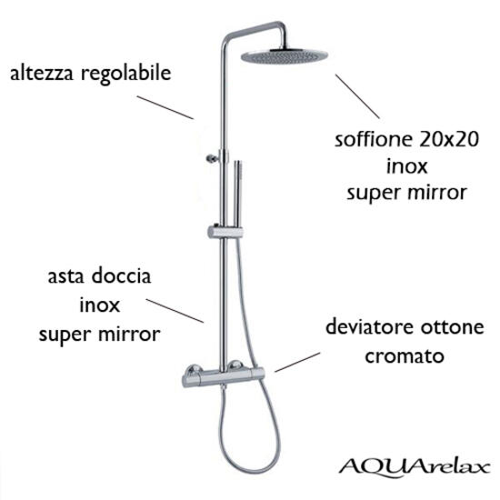 AQUArelax adesivo scatola - Bagno Italiano