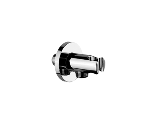 513H Presa ad acqua minimal con supporto fisso in ottone finitura cromo  - Bagno Italiano
