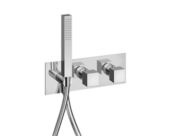 THERMO.LINE Miscelatore termostatico doccia incasso 2 uscite con deviatore e kit doccia  - Bagno Italiano