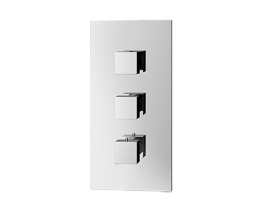 THERMO.LINEMiscelatore termostatico ad alta portata per doccia incasso a 2 uscite - Bagno Italiano