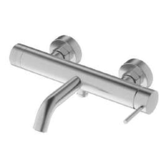 ESSENTIAL  miscelatore vasca esterno in acciaio inox finitura satinato - Bagno Italiano