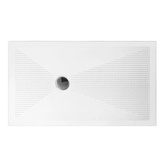 OLY piatto doccia 80X100 extra piatto in ceramica con antiscivolo - Bagno Italiano