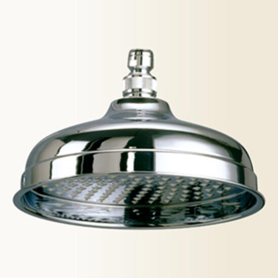 WELLNESS soffione retrò diam.150 in ottone finitura cromo - Bagno Italiano