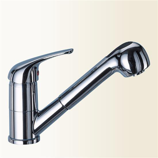 LINEA CUCINA1073 miscelatore lavello con doccia estraibile a 2 getti - Bagno Italiano
