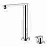 HI-TECH rubinetto monocomando lavello sottofinestra con canna abbattibile  - Bagno Italiano