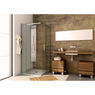 QUBO Box doccia Angolare cm 80 finitura cromo lucido (misura 77/79-77/79 h.195) - Bagno Italiano