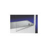 FLIPPER1 coprivasca 1 anta finitura bianco 85 cm trasparente (misura 85 h.140) - Bagno Italiano