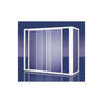 ORION BATH Sopravasca finitura bianco 175 cm trasparente (misura 170/175 h.140) - Bagno Italiano