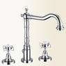 LIVINGSTONE 952 batteria lavabo con canna alta - Bagno Italiano