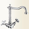 LIVINGSTONE 961 monoforo lavabo con canna alta - Bagno Italiano