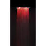 TOP COLOURS soffione cromoterapia da incasso in acciaio inox. Quadrato 400x400 con pulsantiera - Bagno Italiano