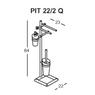 PITAGORA piantana quattro funzioni dispenser - Bagno Italiano