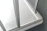 ADRIA Box doccia Angolare scorrevole finitura argento satinato 90 cm acrilico (misura 80/90-80/90 h.185) - Bagno Italiano