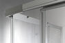 BRIO Box doccia Angolare scorrevole finitura bianco 70-90 cm acrilico (misura 62/72-80/90 h.185) - Bagno Italiano