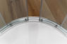 YUMI Box doccia Circolare scorrevole finitura bianco 80 cm serigrafato (misura 77/80-77/80 h.185 raggio 55) - Bagno Italiano