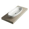 EL 1.2 lavabo cm 87 ciotola ovale da appoggio - Bagno Italiano