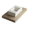 PLUS DESIGN lavabo con bacino da 31 cm - Bagno Italiano