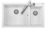 ONE 86.20ST Lavandino cucina a due vasche installazione sotto-top - Bagno Italiano