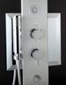 EVO 140 pannello doccia in alluminio anodizzato e abs h.140 cm - Bagno Italiano