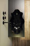 SEASTAR lavabo d'appoggio extraluxury black&gold - Bagno Italiano
