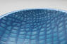 BIKO lavabo d'appoggio pelle azzurra affondante - Bagno Italiano