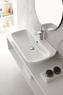 CLEAR lavabo da appoggio/sospeso 45 x 35 cm - Bagno Italiano