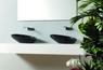 BIKO lavabo d'appoggio zebra argento - Bagno Italiano