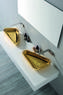 SCALENE lavabo d'appoggio gold - Bagno Italiano