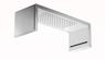 SF119A Soffione a controsoffitto 554x202 mm in acciaio - Bagno Italiano