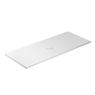 FOLIA Piatto doccia ceramica rettangolare cm. 170x70 finitura bianco h. 3 cm - Bagno Italiano