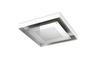 Soffione cromoterapia da incasso in acciaio inox 520x520 mm - Bagno Italiano
