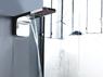 TESEO Soffione a muro 555x300 3 getti in acciaio inox - Bagno Italiano