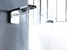TESEO Soffione a muro 555x300 3 getti in acciaio inox - Bagno Italiano