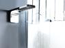 TESEO Soffione a muro 555x300 3 getti in acciaio inox - Bagno Italiano